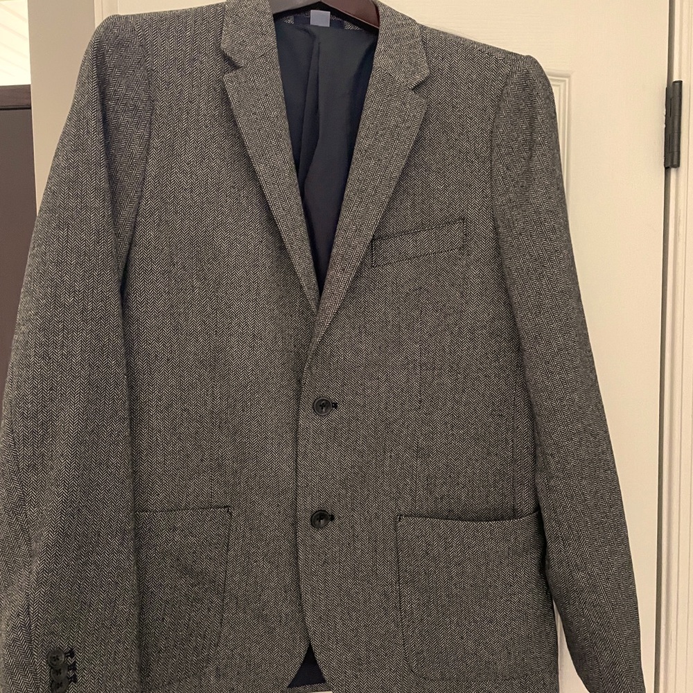 Gray tweed sport coat from gap